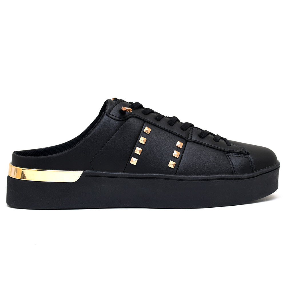 CRYSTAL BLACK SNEAKERS