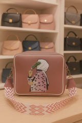 Elegant Hijabi Art Crossbody Bag